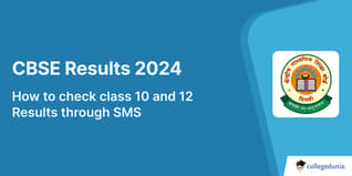 How to check CBSE Results 2024 through SMS